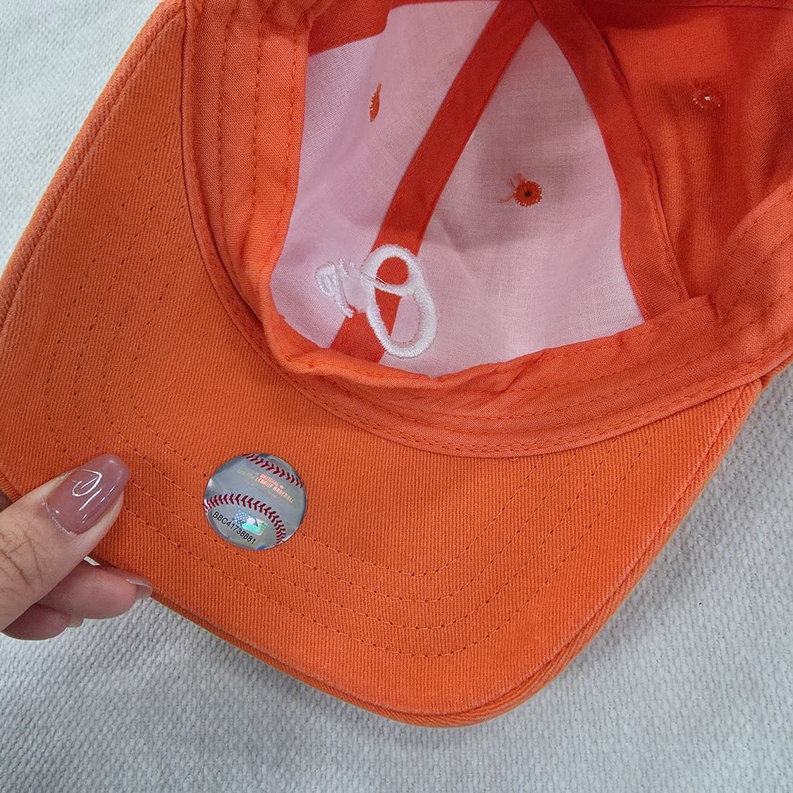 [F] 엠엘비 오렌지 볼캡 야구 모자 1223J1 상품이미지5