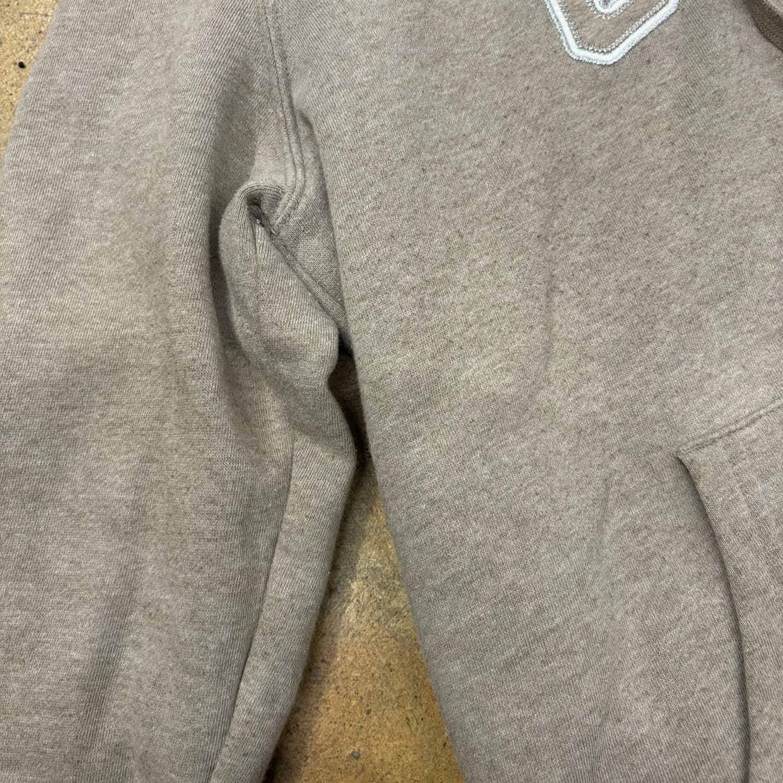 갭 베이지 브라운 양털 뽀글이 후드집업 상품이미지9