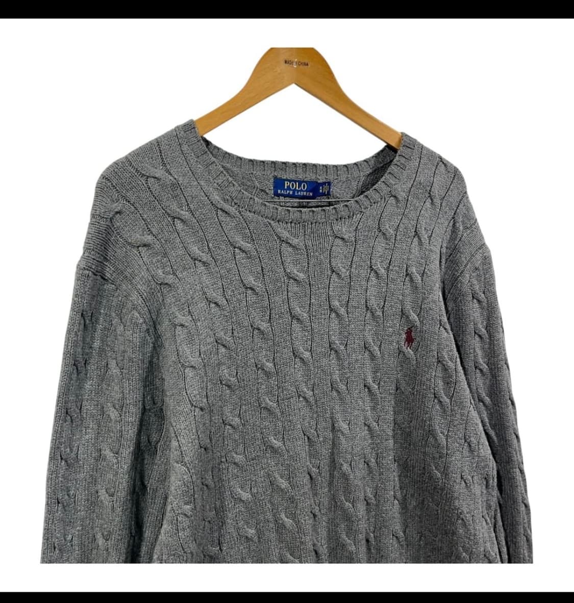 polo 케이블 니트 스웨터 상품이미지2