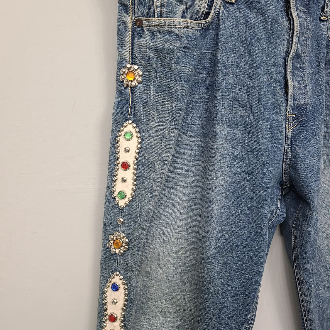 캐피탈 14oz 몽키 시스코 잼스톤 팬츠 인디고 36 상품이미지4