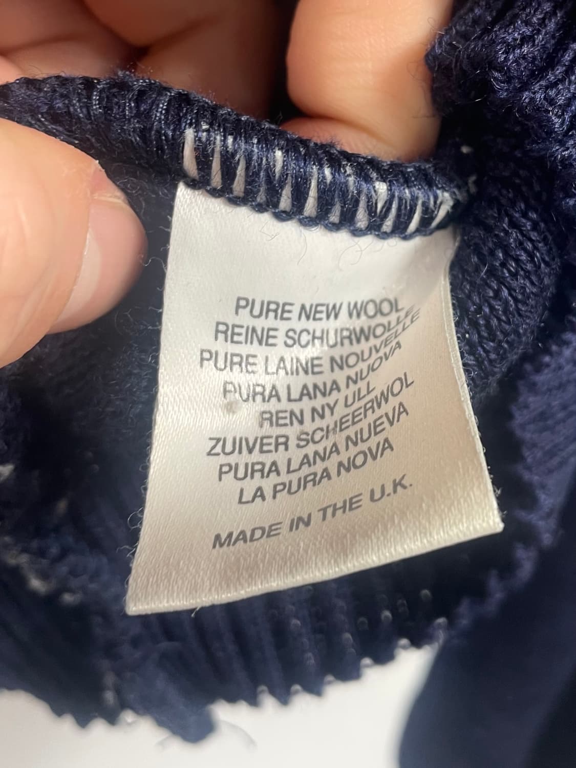 버버리 코만도 레더 울 라운드 니트 (on.582) 상품이미지8