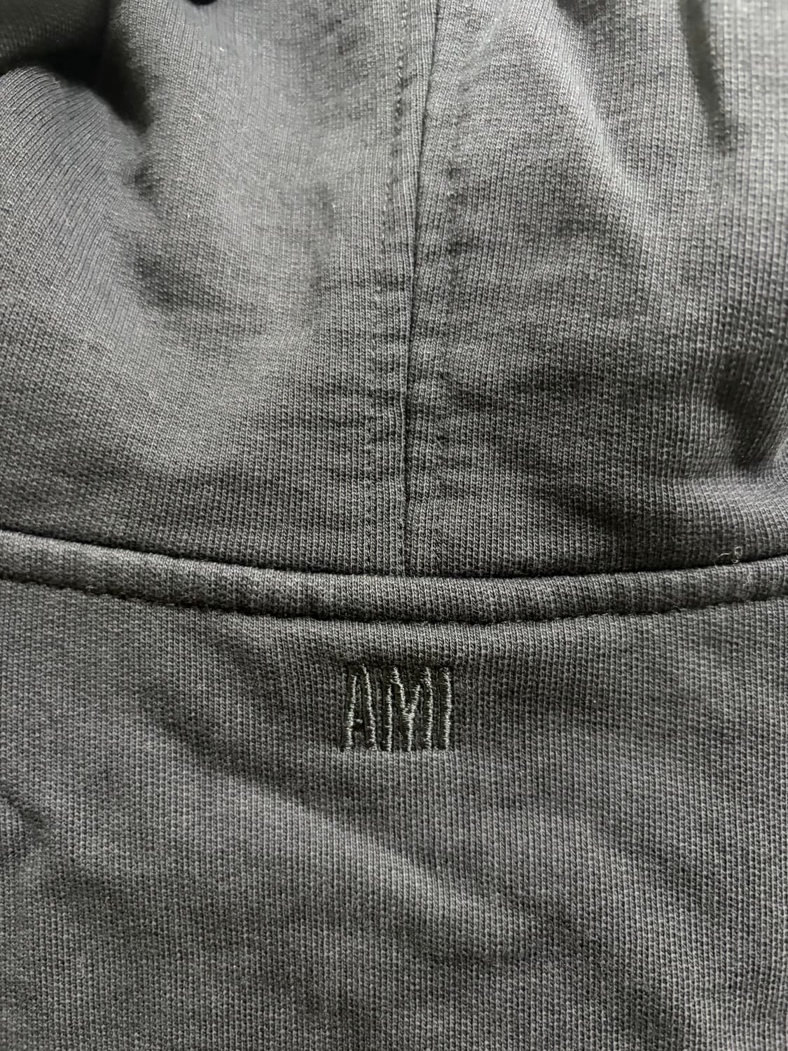 아미 정품 빅하트 후드 블랙 상품이미지7