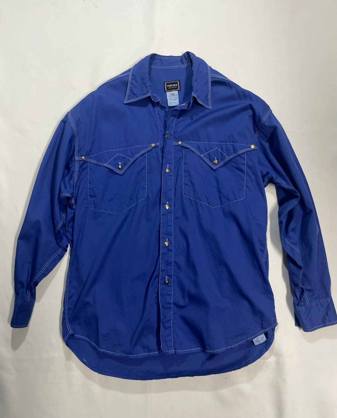 90‘s 베르사체 웨스턴 셔츠 상품이미지1