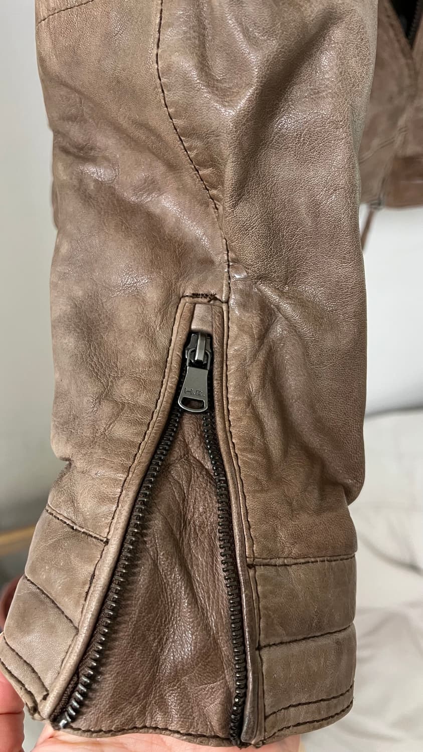 HE by MANGO 양가죽  재킷 상품이미지4