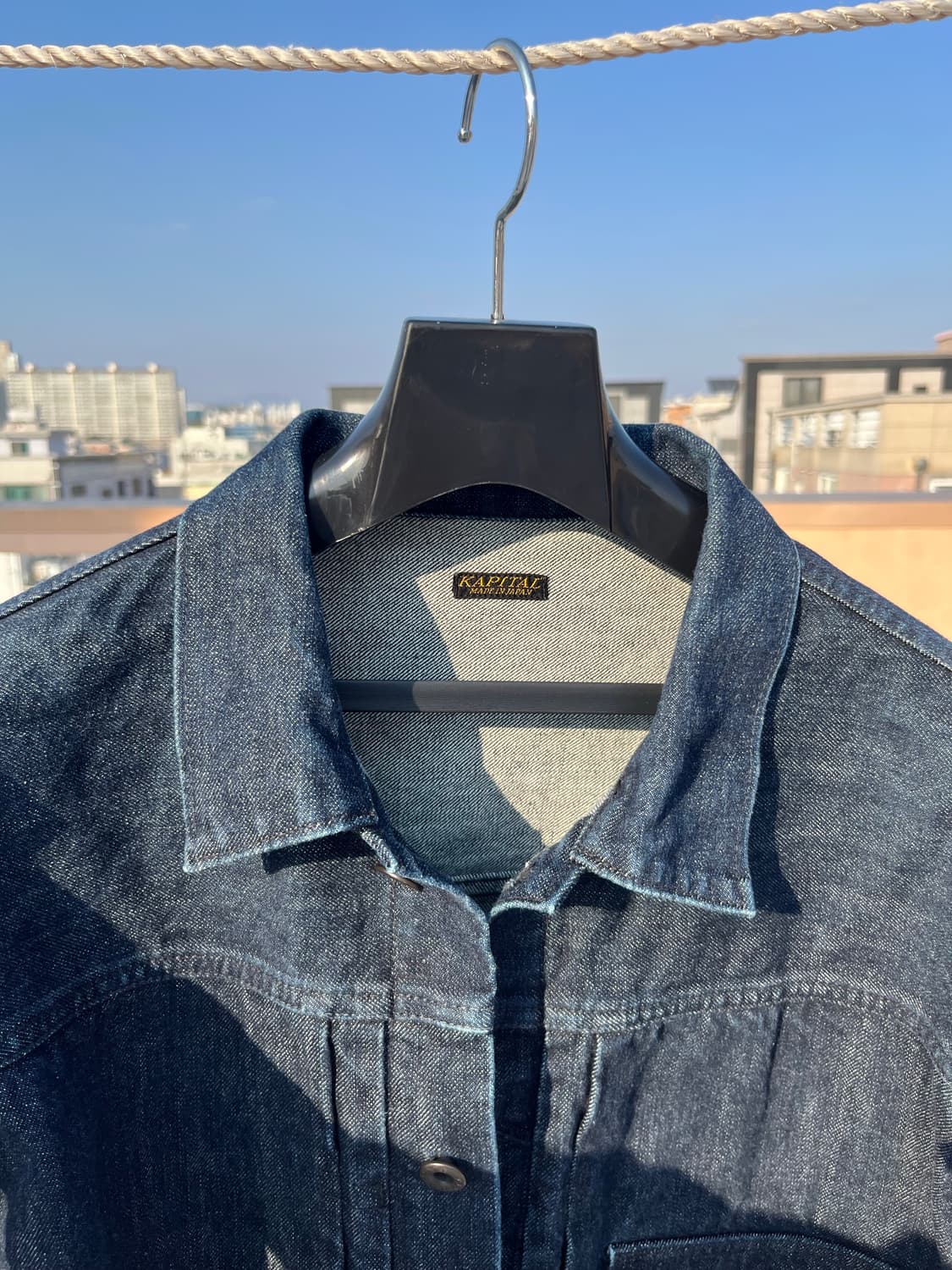 캐피탈 1세대 1st 데님자켓 흑사 상품이미지8