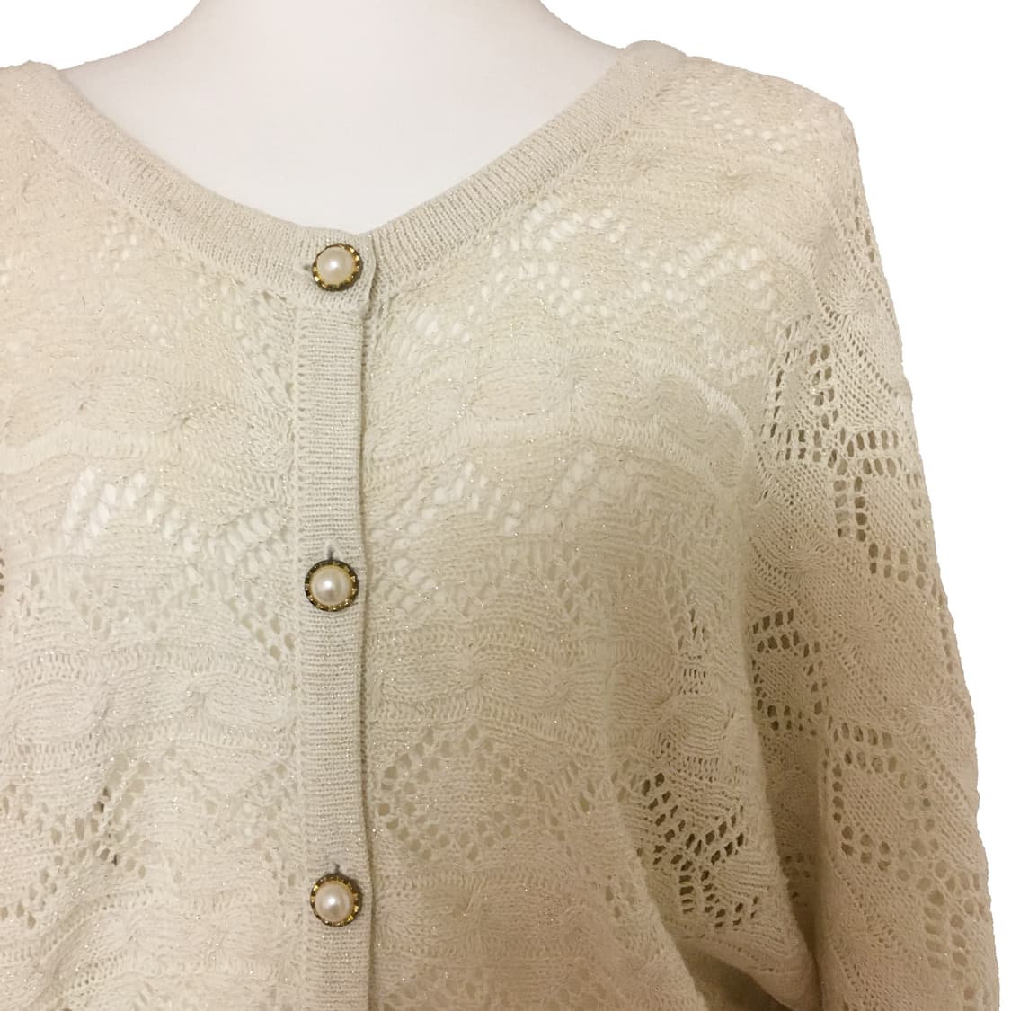 글리터 크로셰 가디건 원피스 모리 상품이미지3