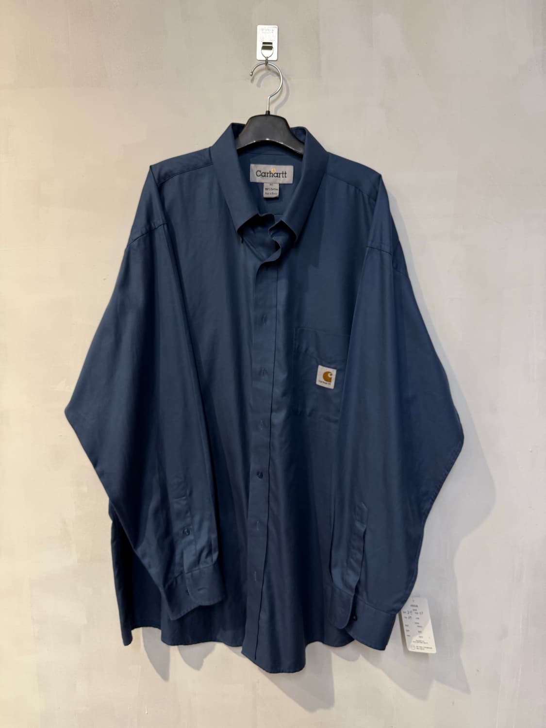 칼하트 네이비 긴팔셔츠 상품이미지1