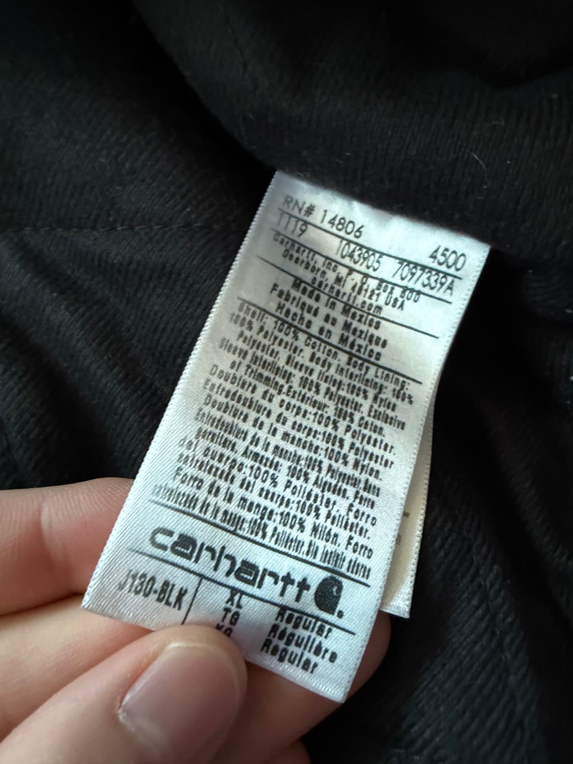 [XL] 칼하트 j130 샌드스톤 덕 액티브 자켓 상품이미지4