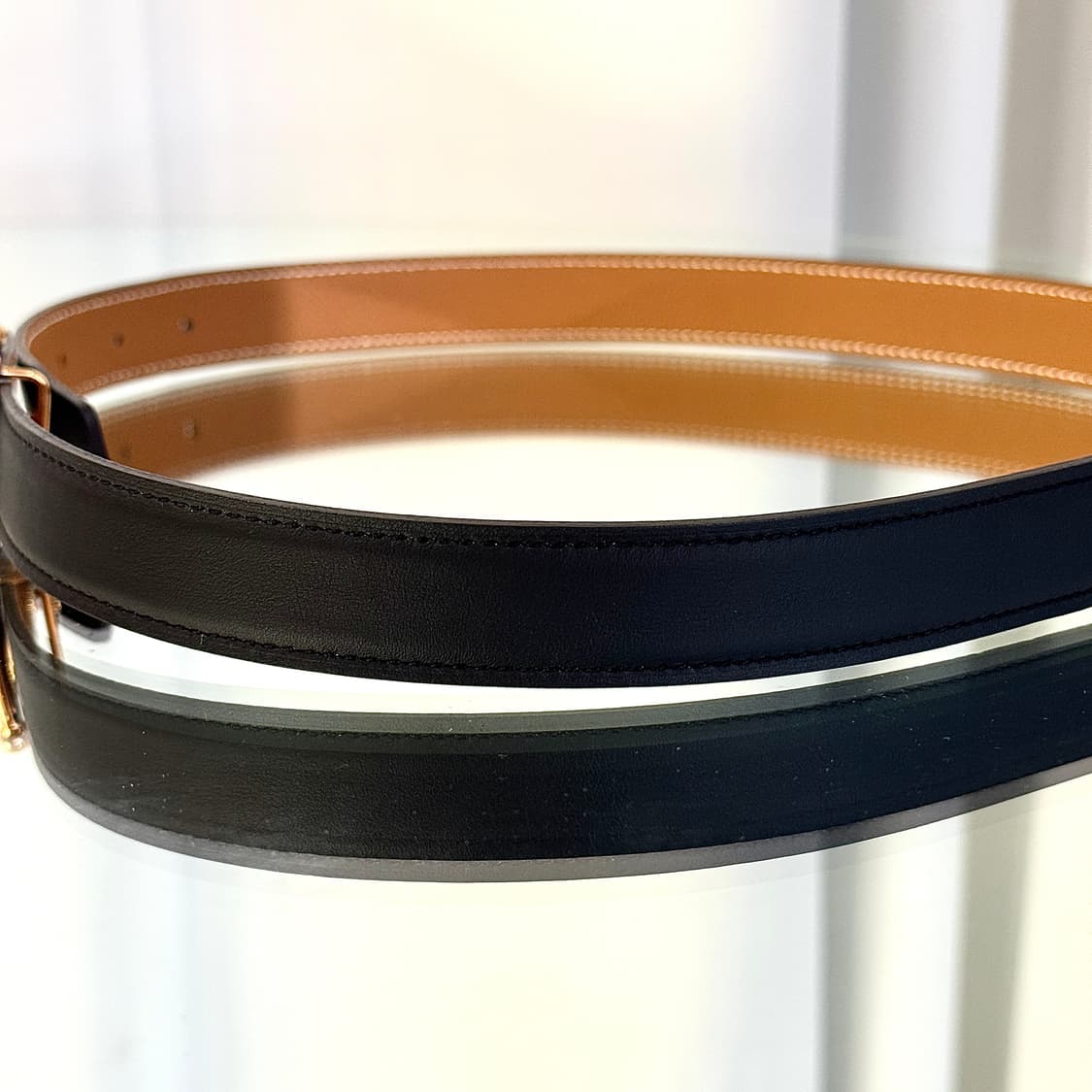 [새상품급/풀구성] 에르메스 리버서블 24MM 벨트, H 쁠라끄 버클 상품이미지9