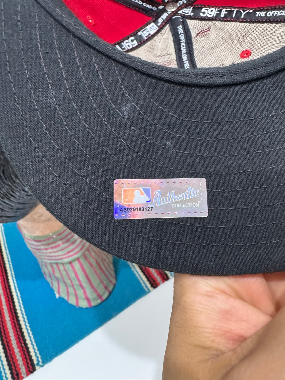 90sNew era Cincinnati Reds Onfield cap🧢 상품이미지4