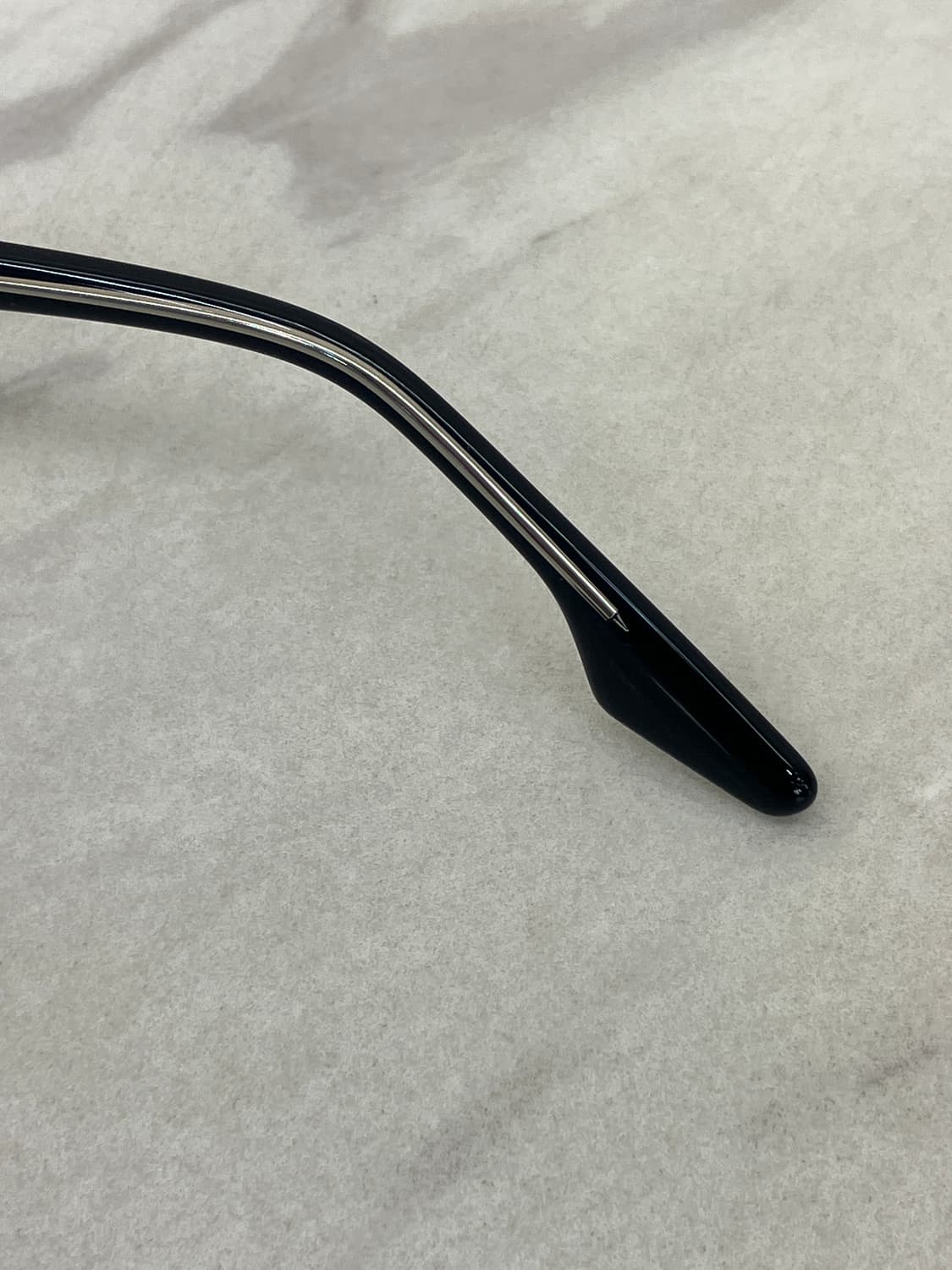 하츠 Hatz 블랙 웰링턴 메탈렉 뿔테 안경 상품이미지7