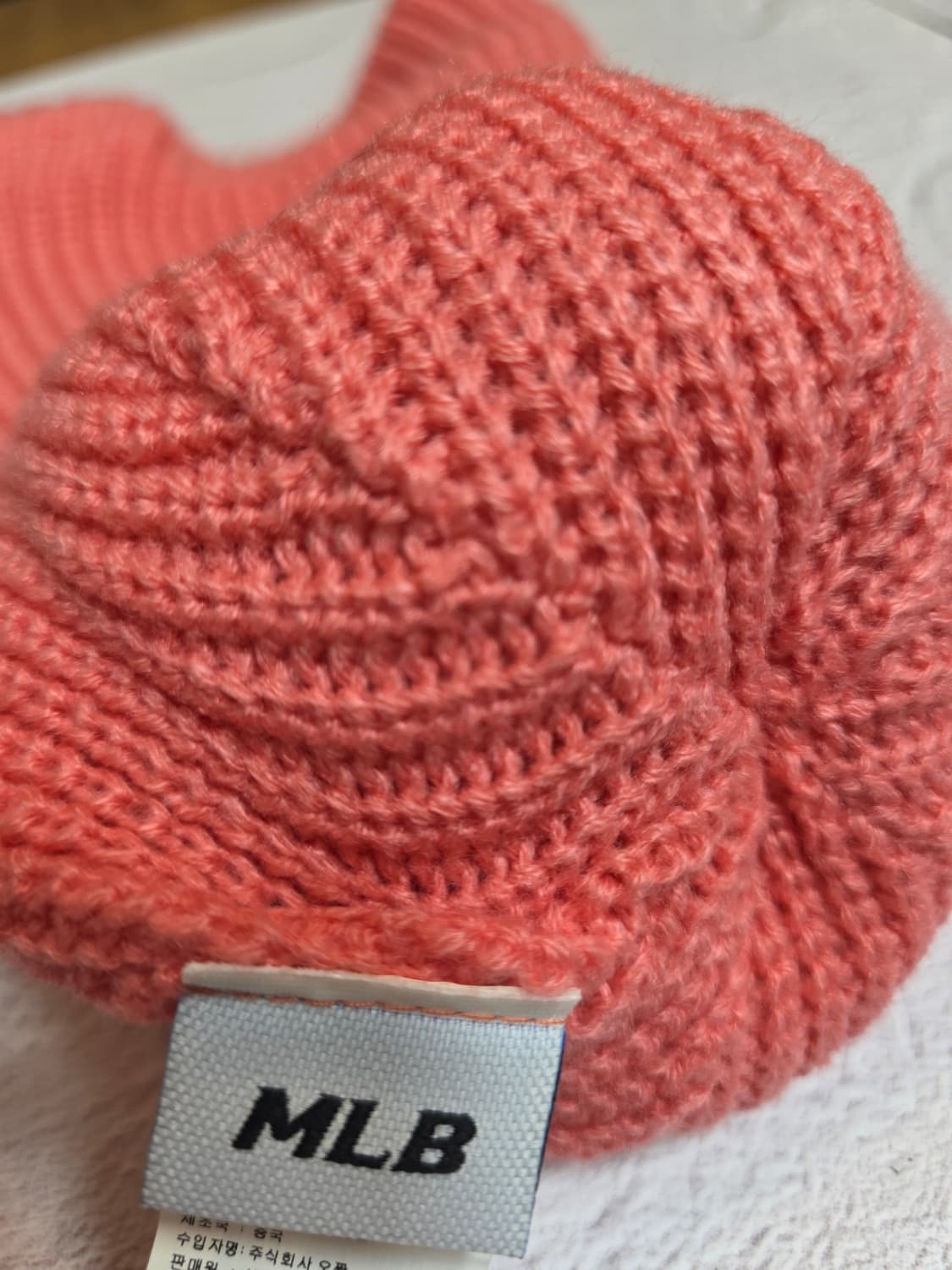 뉴욕 양키스 젤리비니 딥핑크색 비니 모자 상품이미지4