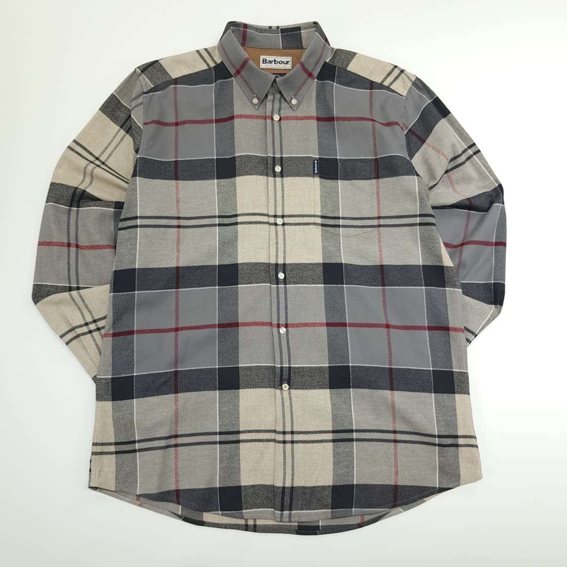 CN953 XL 바버 클래식 타탄체크 플란넬 긴팔 셔츠 남방 상품이미지1