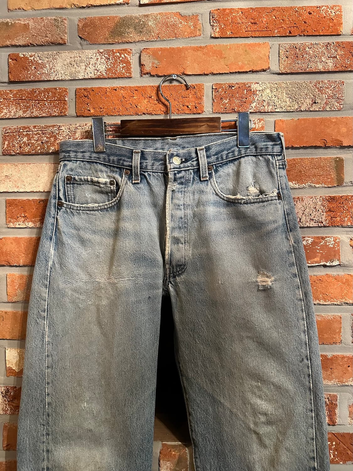 90s USA 빈티지 리바이스 501 데님 팬츠 상품이미지3