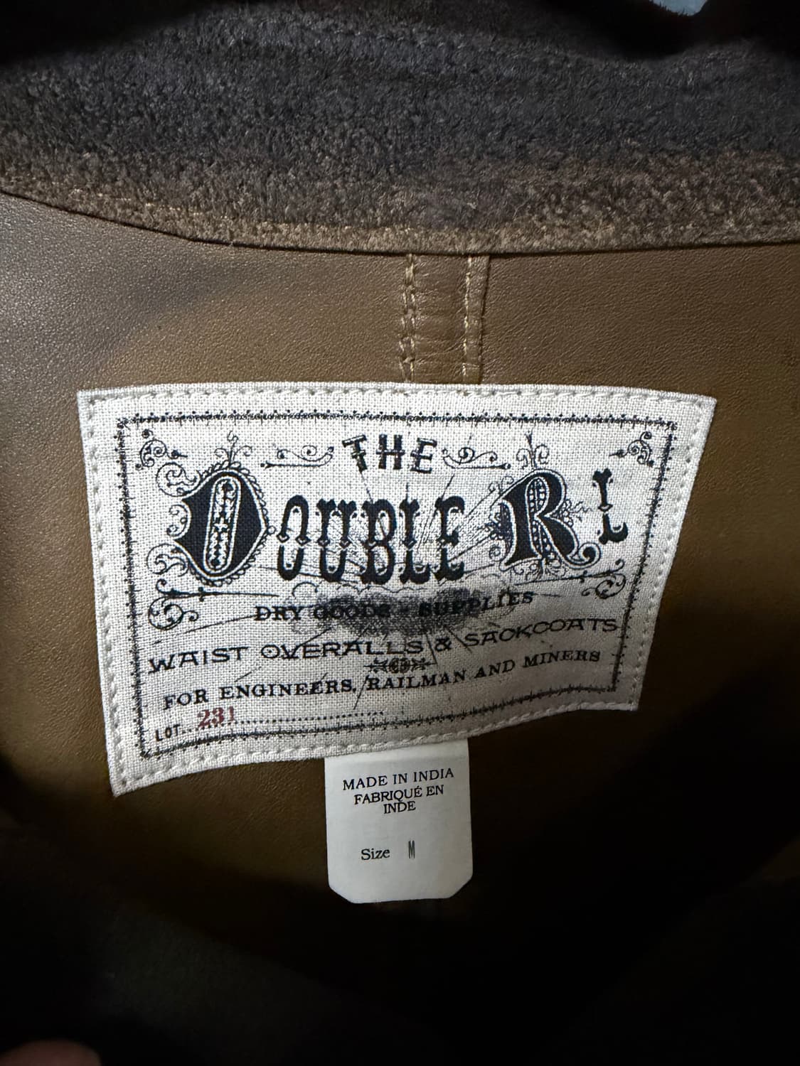 RRL 오일레더 초어자켓 상품이미지2