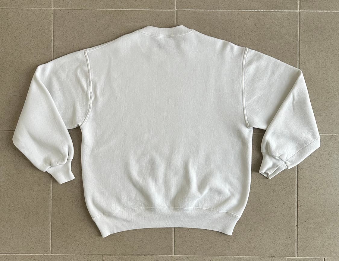 90s 빈티지 러셀 스웻셔츠 화이트 XL USA 상품이미지2