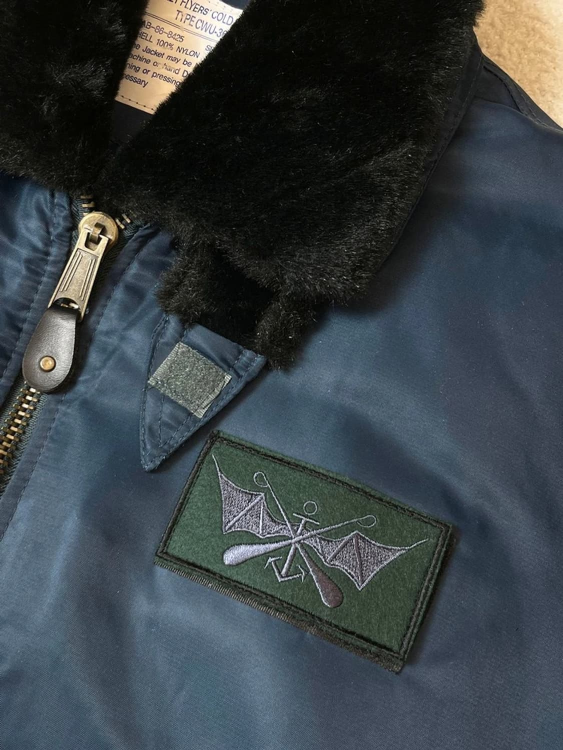 CWU-36 미공군 ma-1 플라이트 블루종 자켓 PN7114 상품이미지3