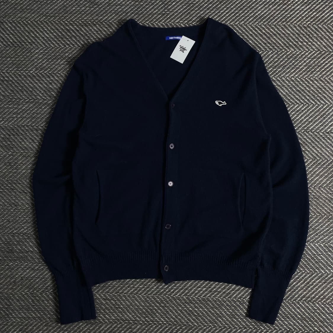 네이더스 미니멀 네이비 가디건o 3253 상품이미지1