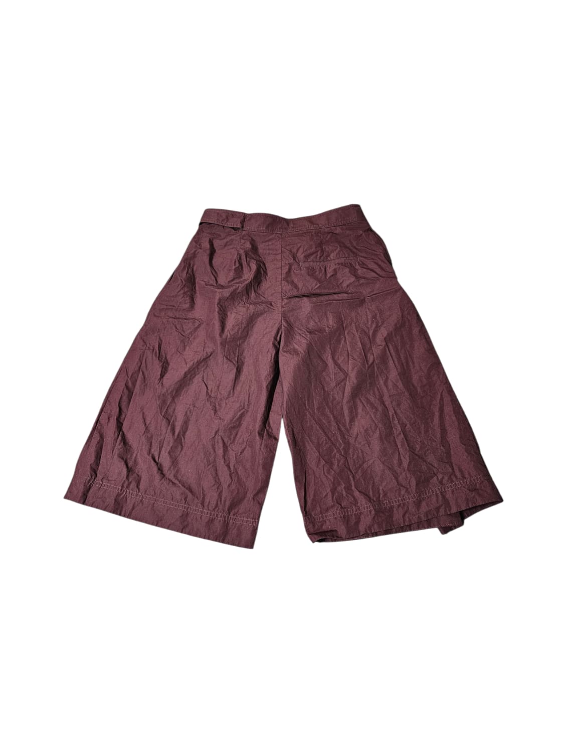 COS 랩 프런트 벨트 버건디 반바지 36사이즈 상품이미지5