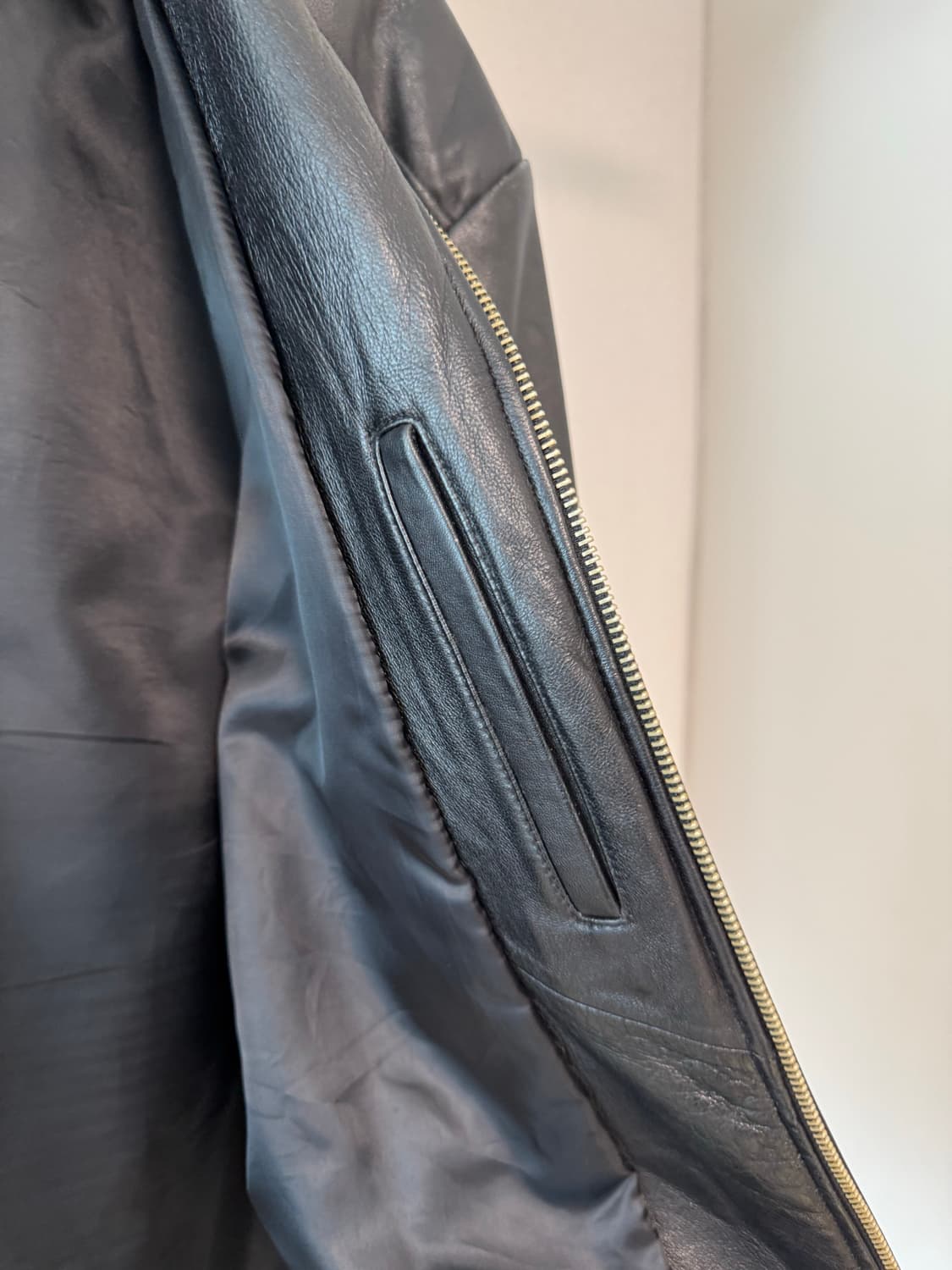 싱글라이더 가죽자켓 양가죽 상품이미지6