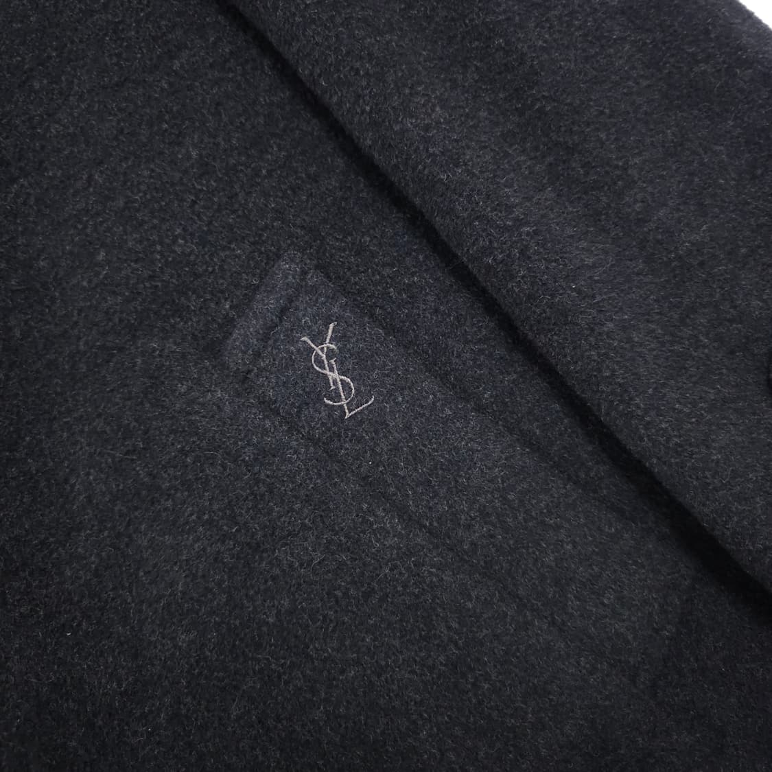 입생로랑 알파카 하프 코트 상품이미지3