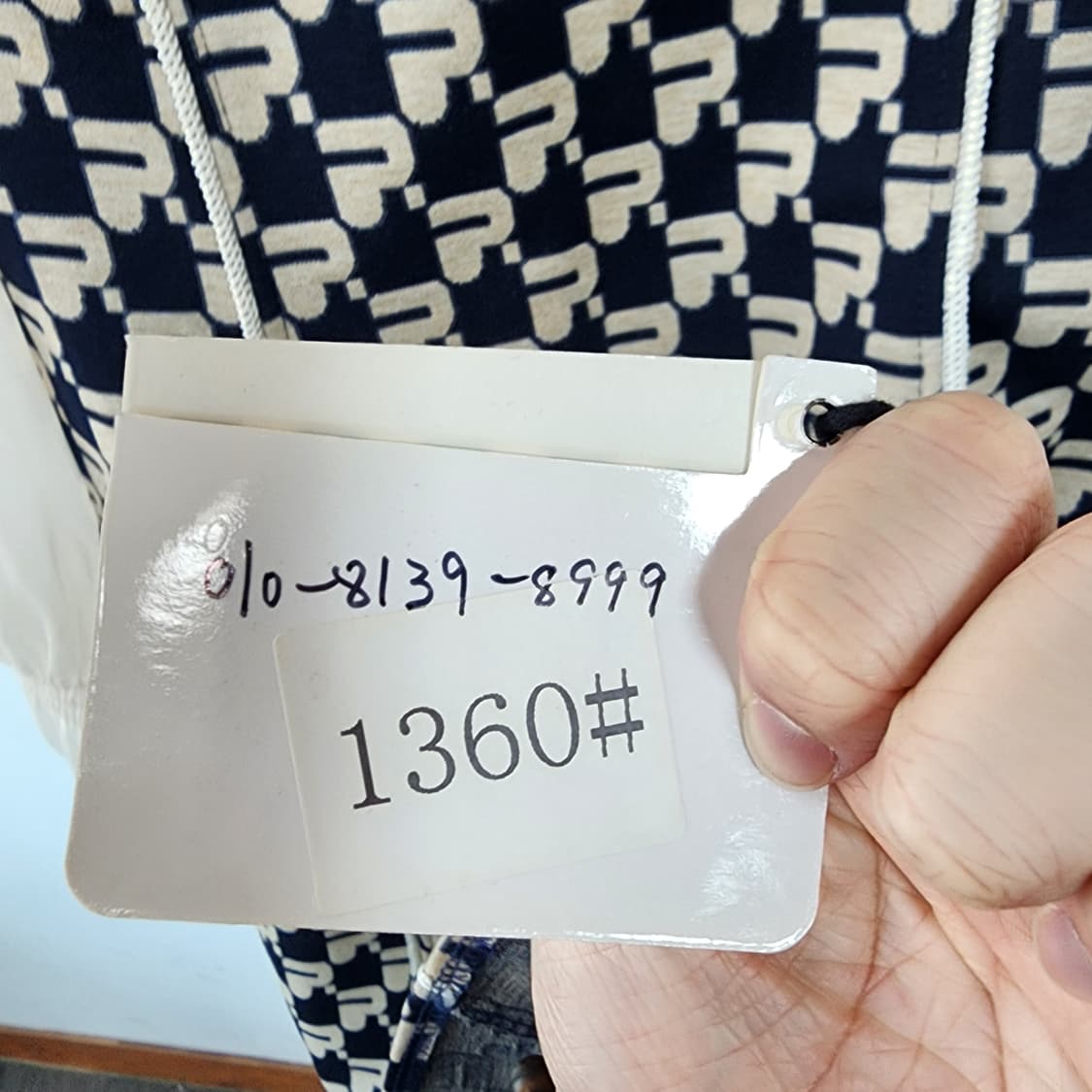 패턴 리본 블라우스 레이어드 원피스 상품이미지6