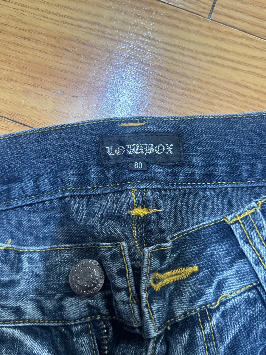 빈티지 워싱 데님 상품이미지3