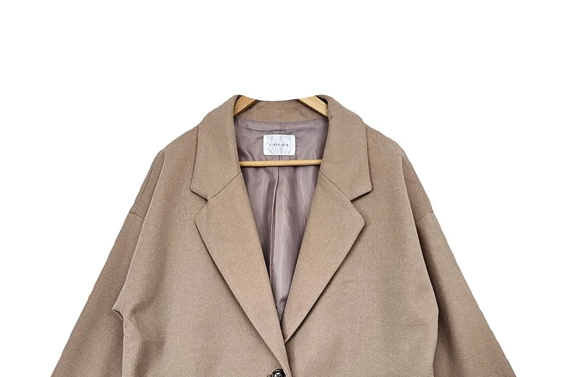 콜자 베이지 오버핏 코트  상품이미지3