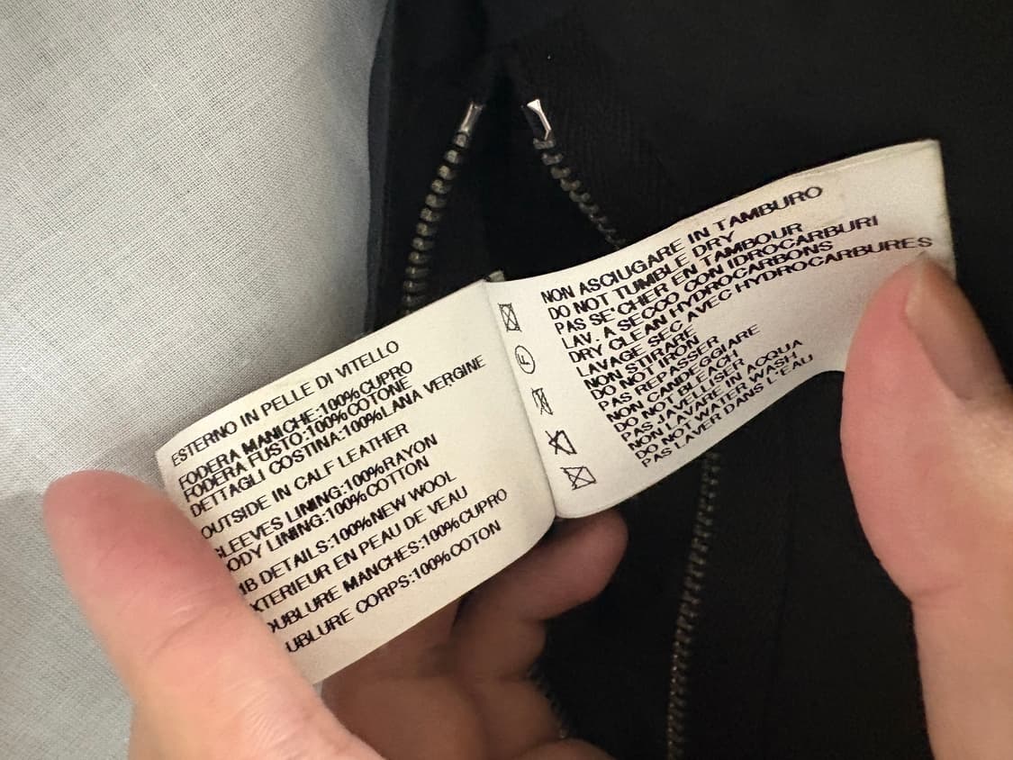 Rickowens 릭오웬스 스쿠버 레더자켓 48 상품이미지6