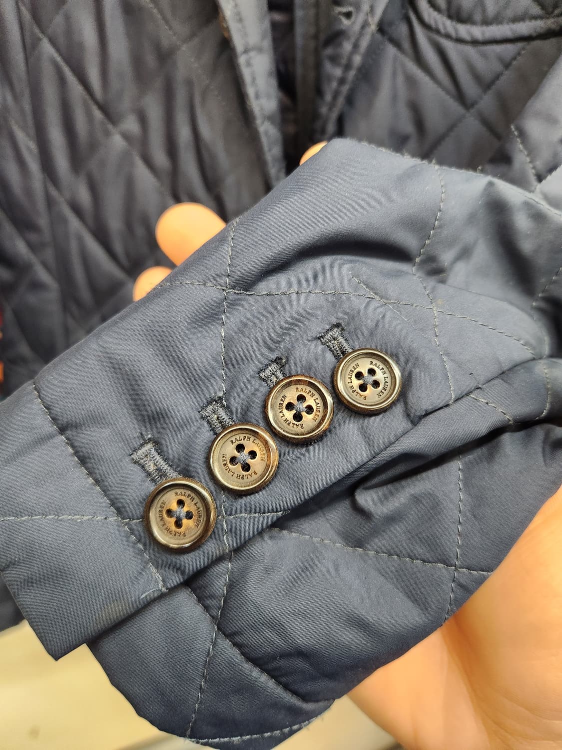 폴로 랄프로렌 퀄팅 블레이져 자켓 S 상품이미지3