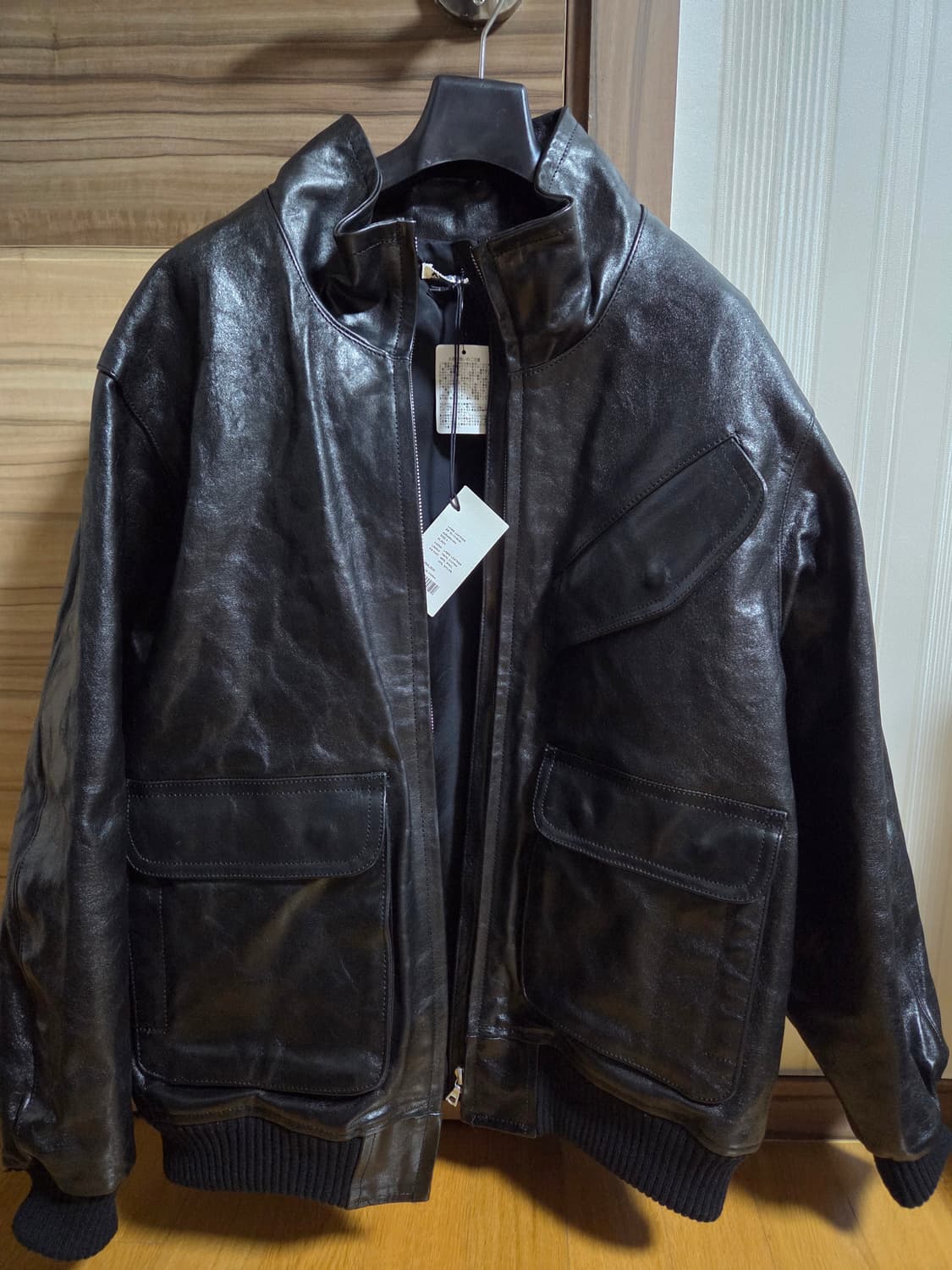 오라리 램 레더 블루종 3 상품이미지1