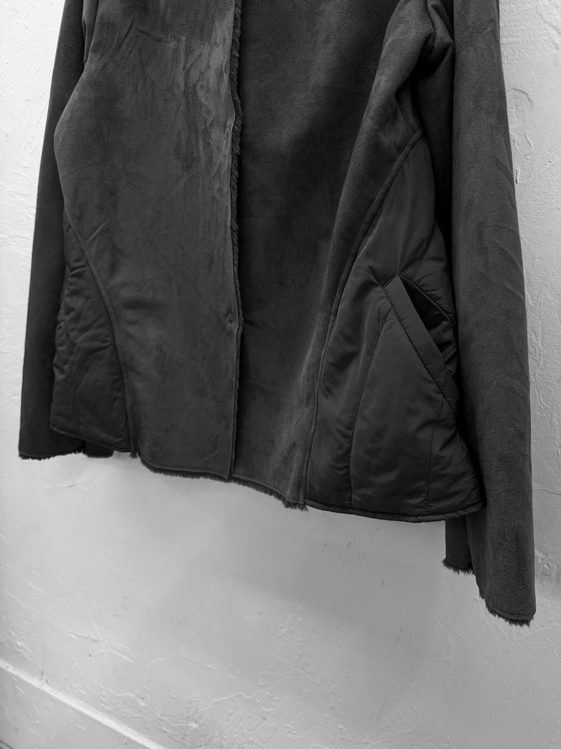 JPN 믹스드 무톤 후드 자켓 상품이미지3