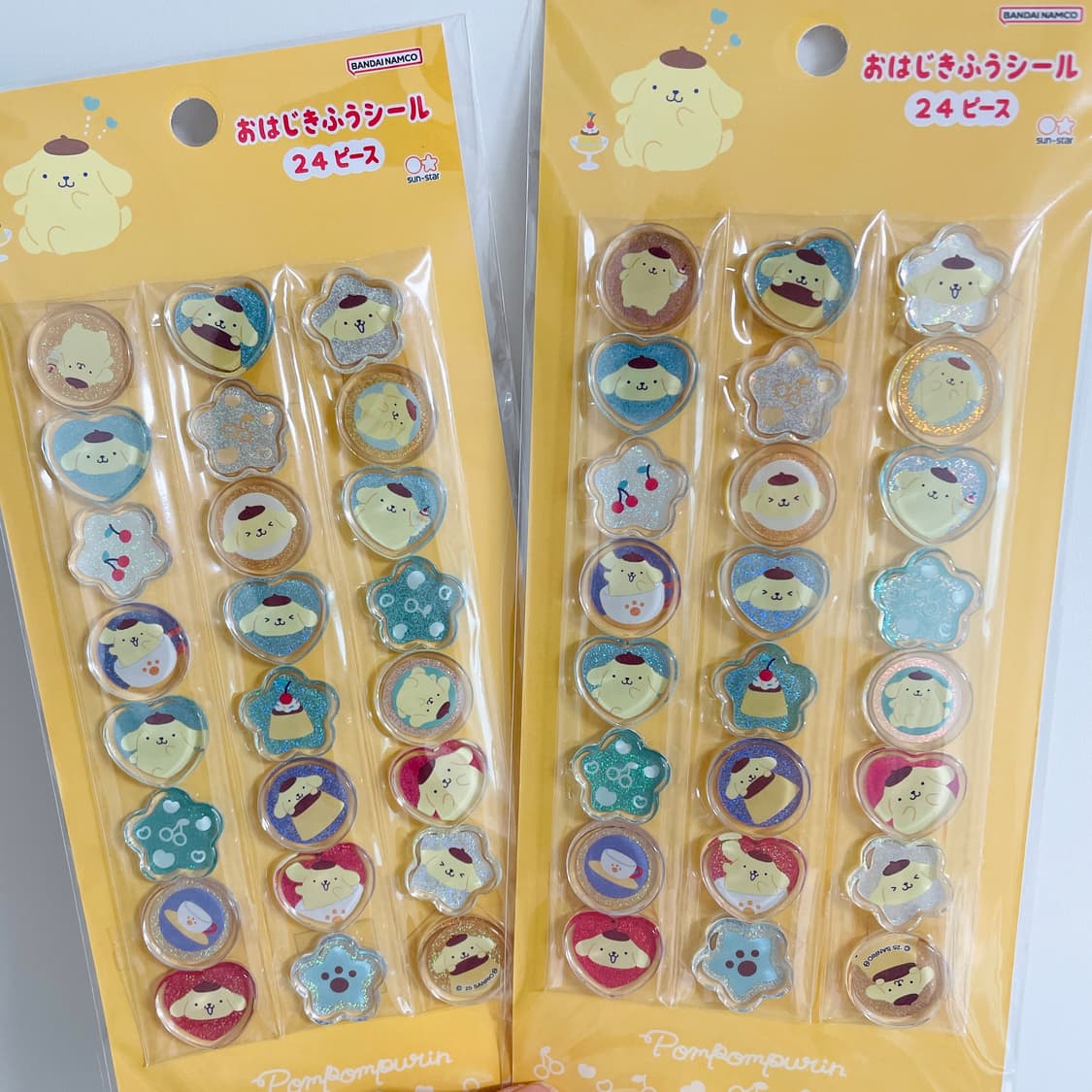 폼폼푸린 유리알 입체 스티커  상품이미지2