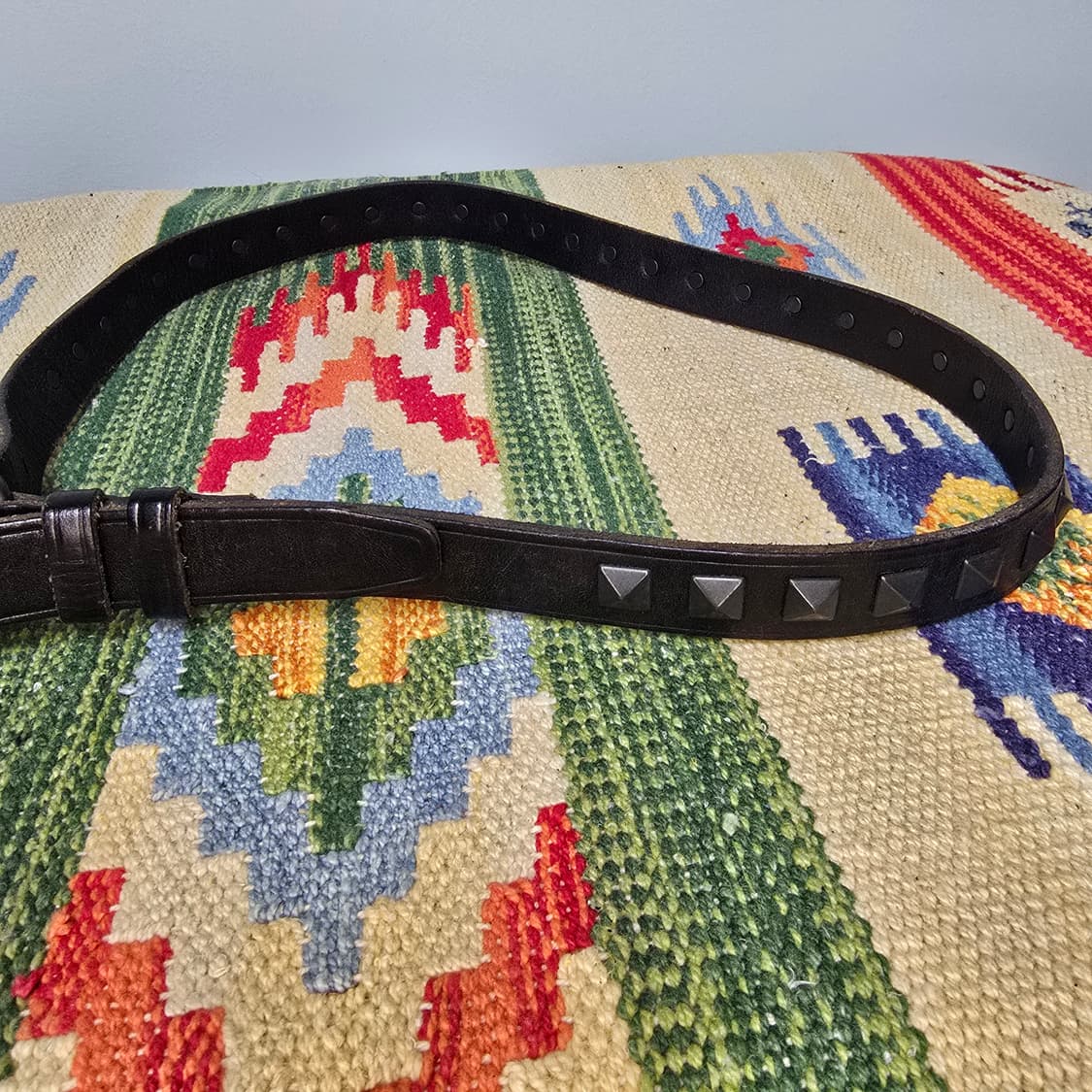 새들레더 스퀘어 스터드벨트 32~37인치 상품이미지2