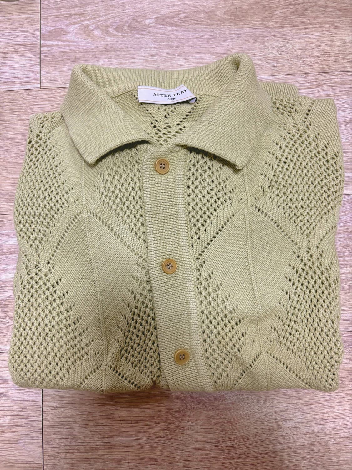 (오늘구매시6.5)애프터프레이 리프 크로쉐 하프 카디건 상품이미지3