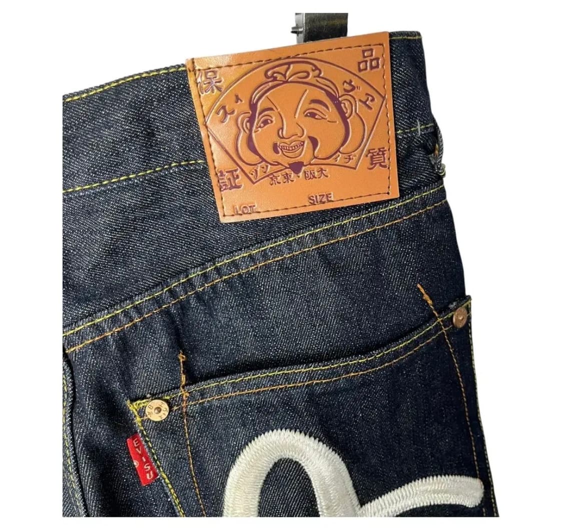 [Evisu] 에비수 재팬 로고 자수 데님팬츠 상품이미지4