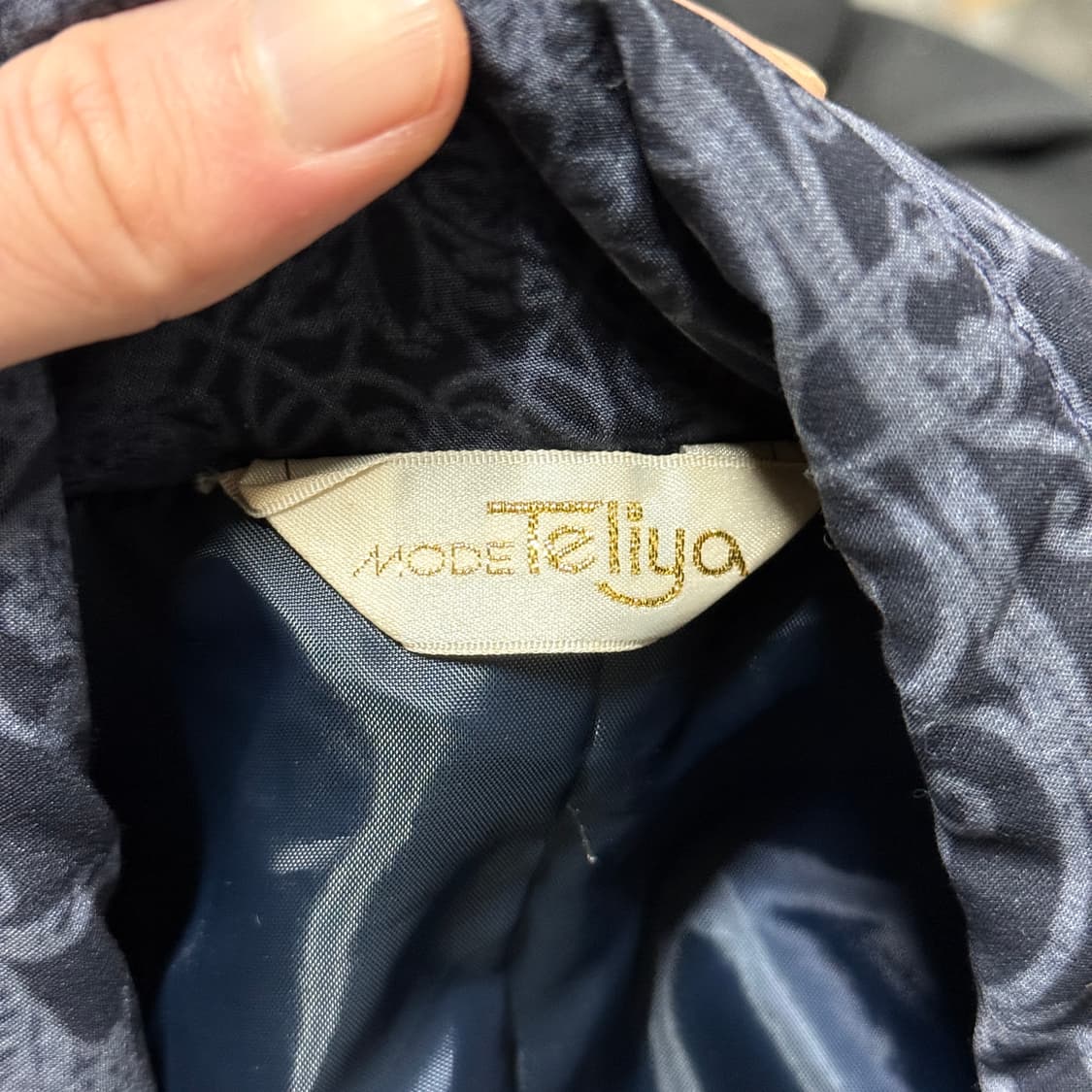 VTG 빈티지 은장 디테일 에스닉 풀 패턴 더블 버튼 우븐 자켓 상품이미지5