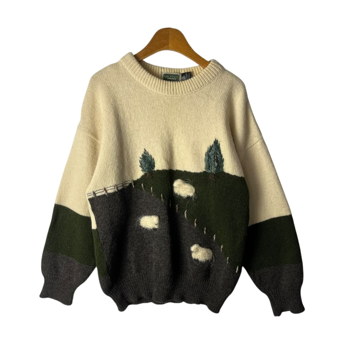 [American Vintage] 메이드 뉴질랜드 양 목장 울 니트 상품이미지1