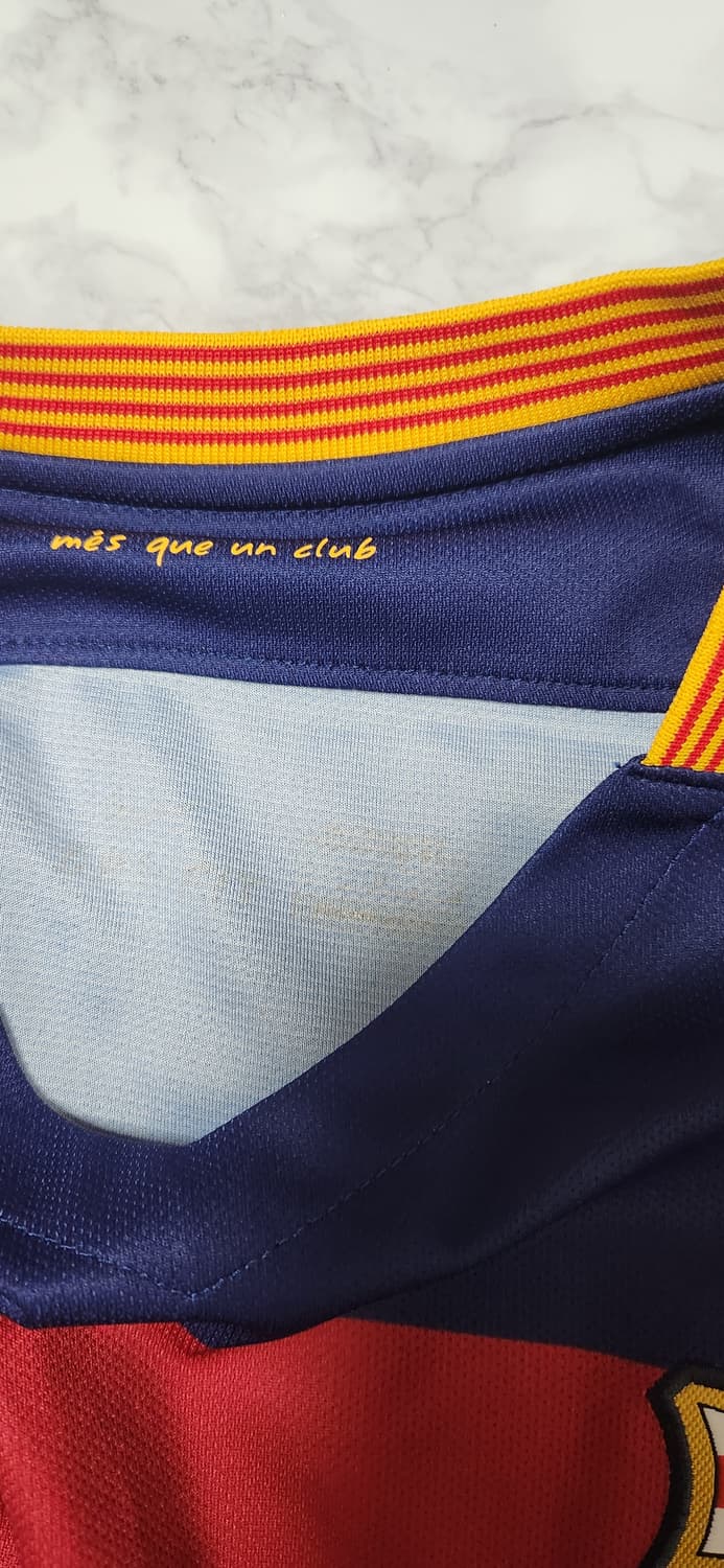 15-16 나이키 바르셀로나 홈 유니폼 반팔 노마킹 상품이미지7