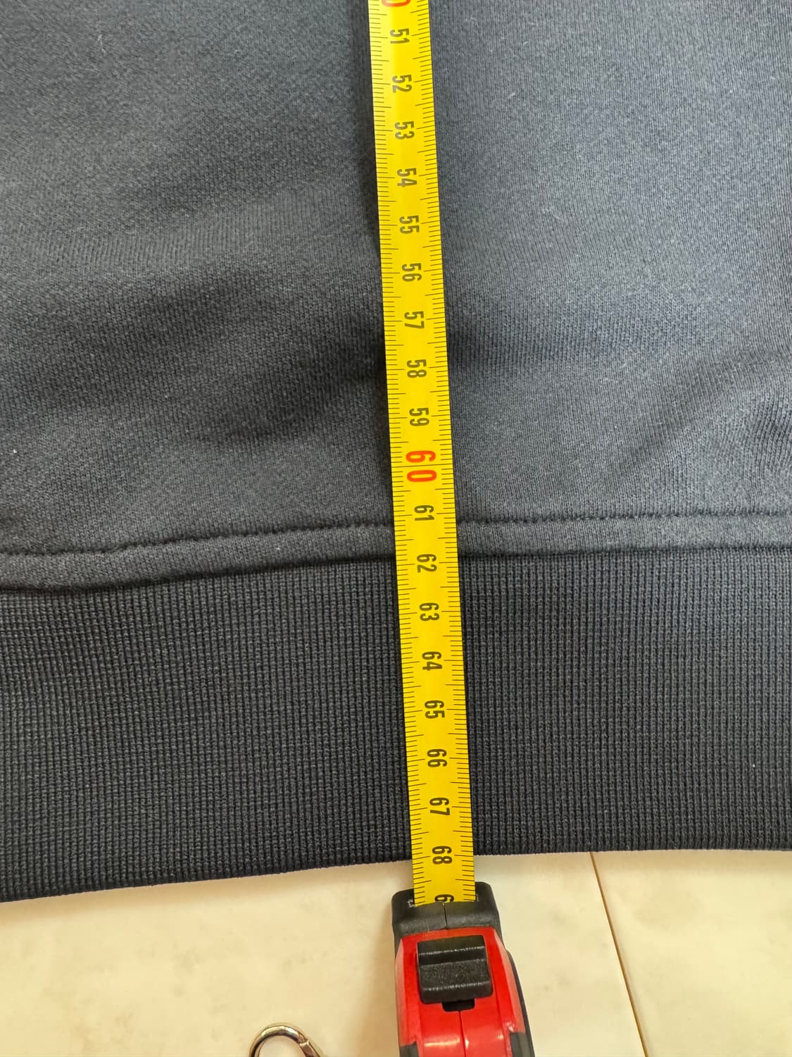 우영미 플라워 프린트 백로고 스웨트셔츠 네이비 - 22SS 46size 상품이미지7