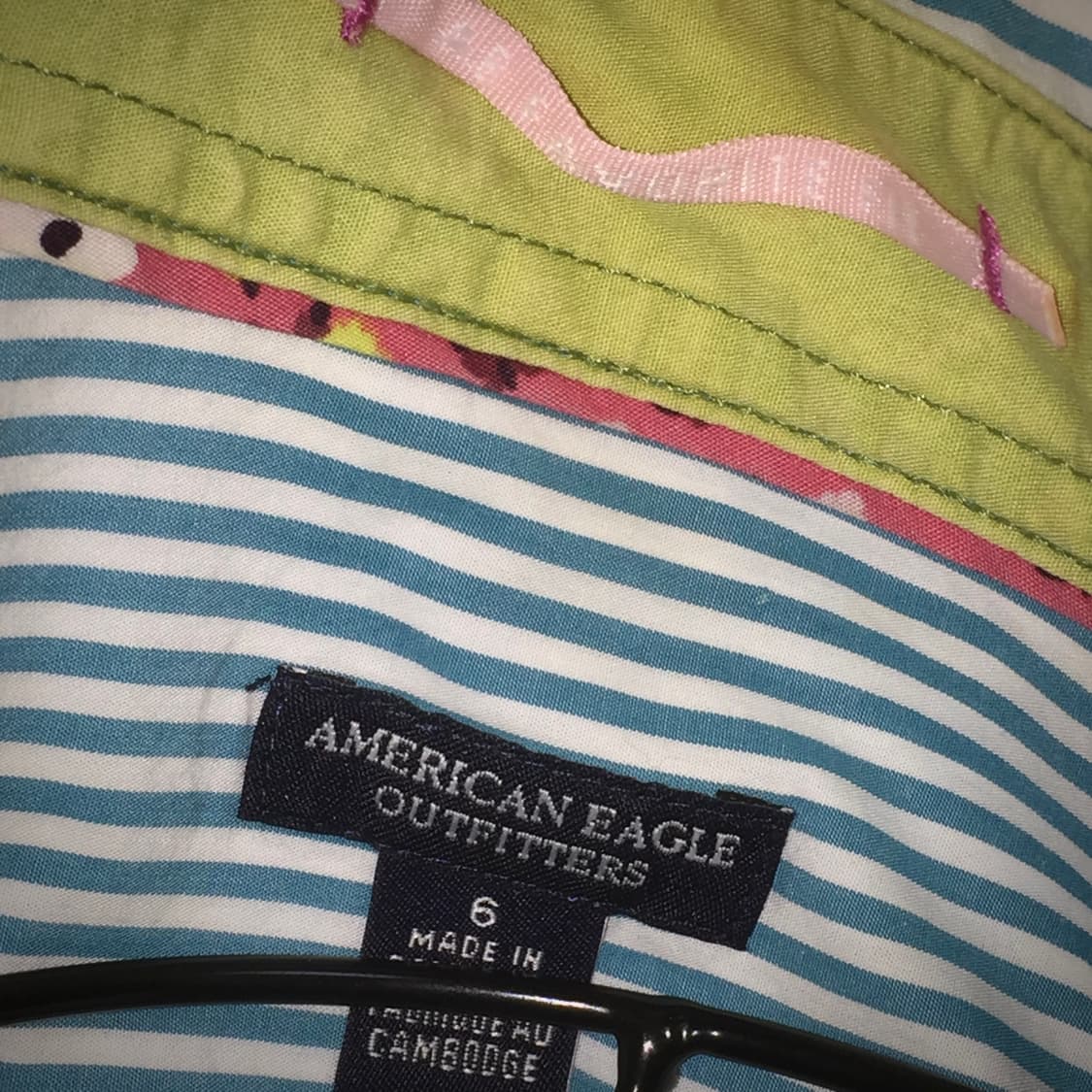 American Eagle fairy mint slim shirt  상품이미지7