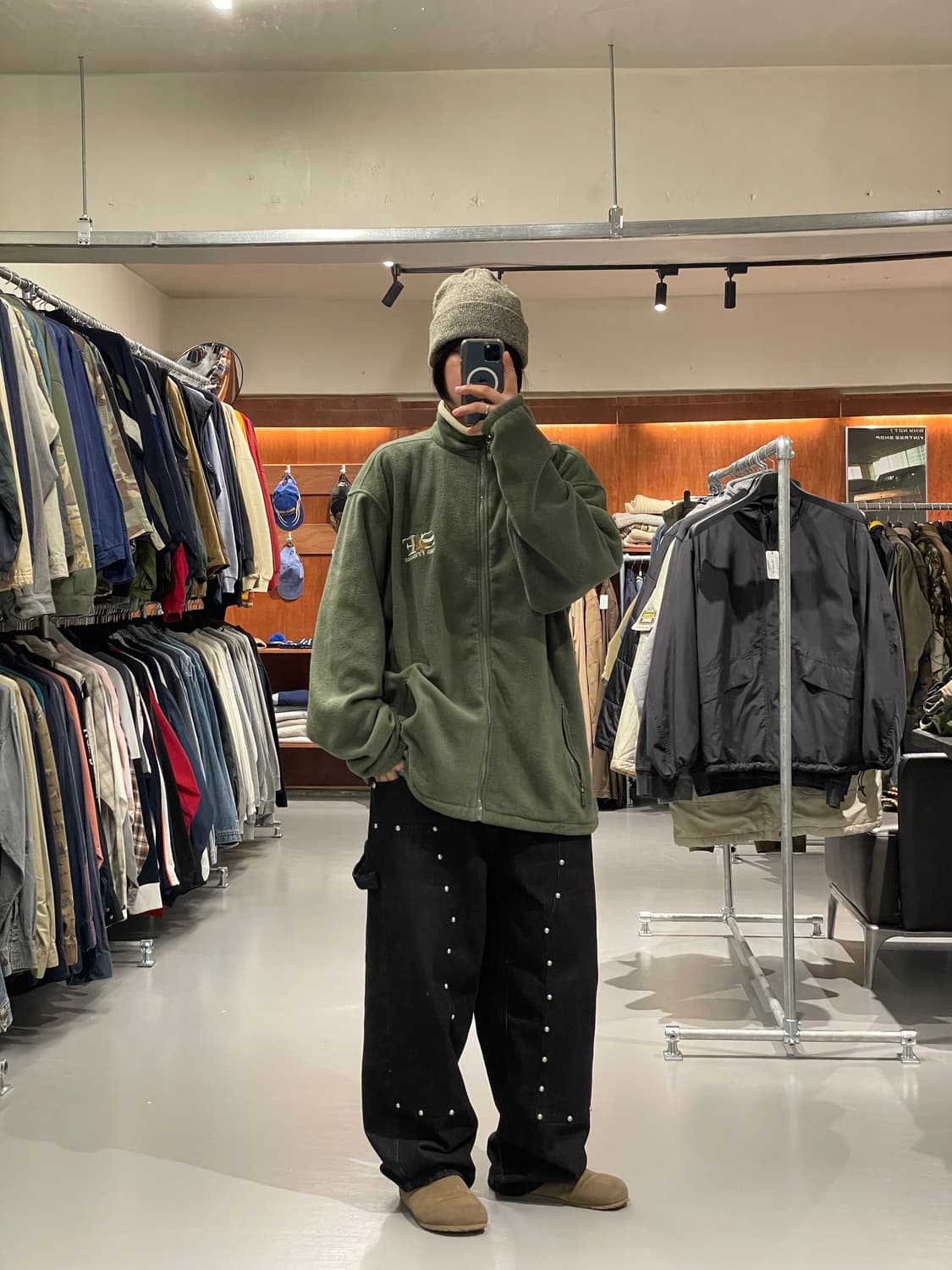 빈티지 플리스 자켓   상품이미지3