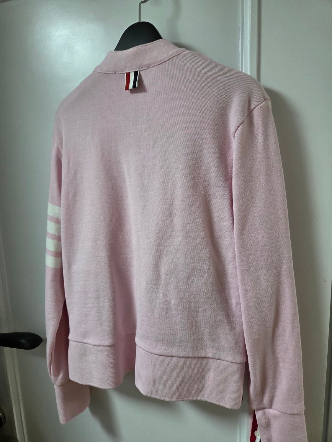 [Thom Browne] 톰브라운 면소재 핑크 가디건 M사이즈 상품이미지3