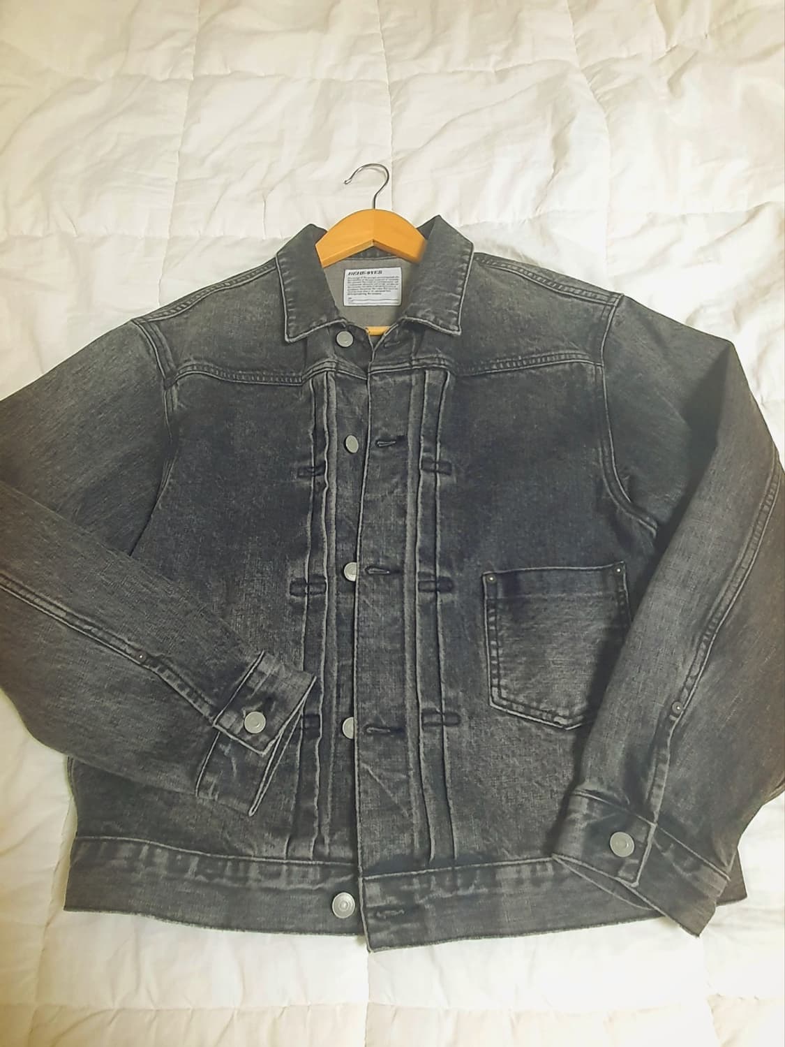 비헤비어 흑청자켓 3사이즈 상품이미지1