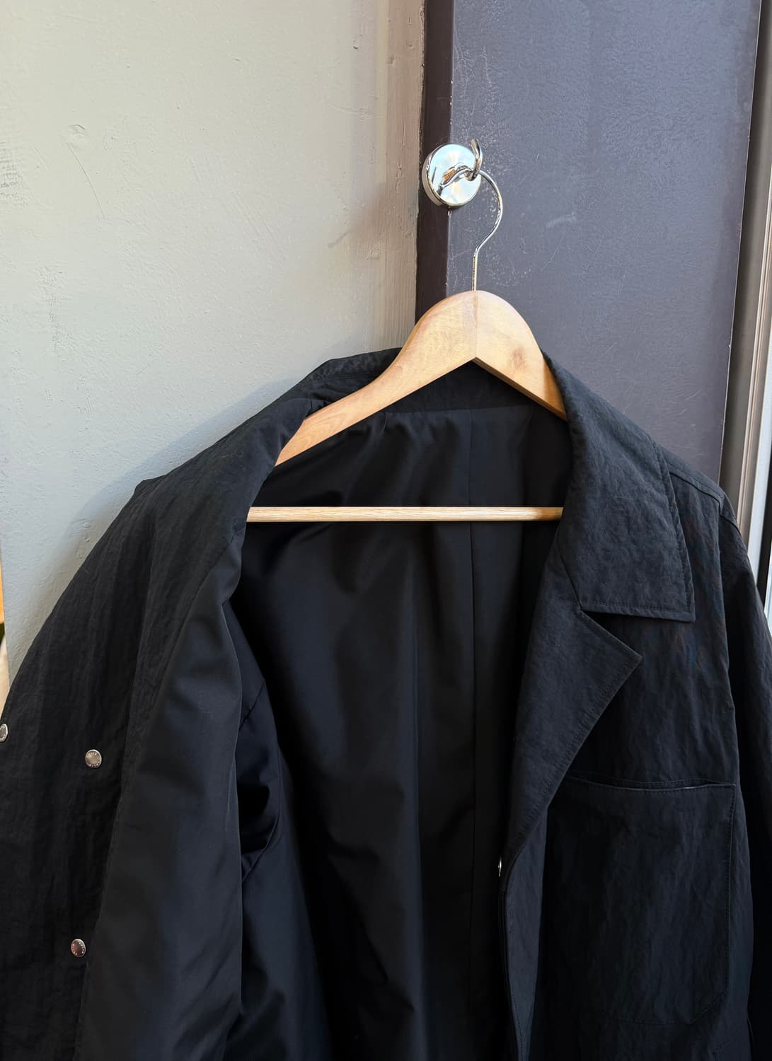 48/ 솔리드옴므 21FW 브라이튼 나일론 코트 상품이미지5