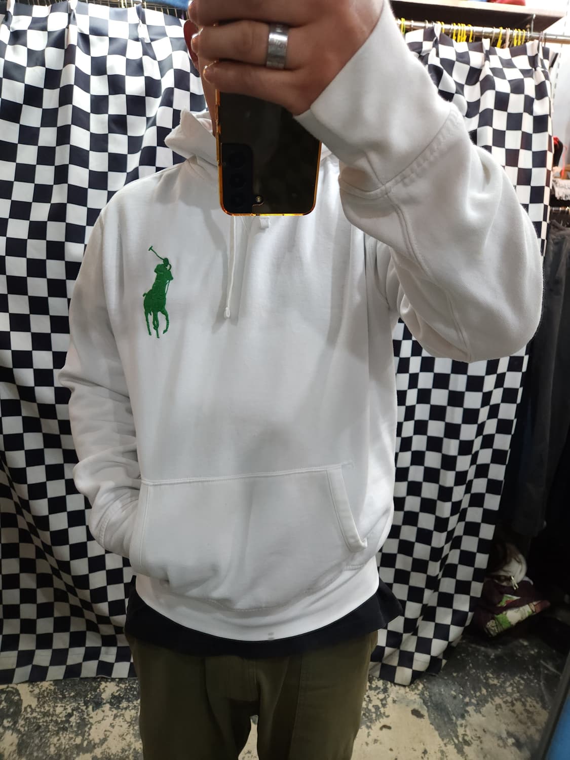 폴로 랄프로렌 화이트 빅포니 후드티

 상품이미지10