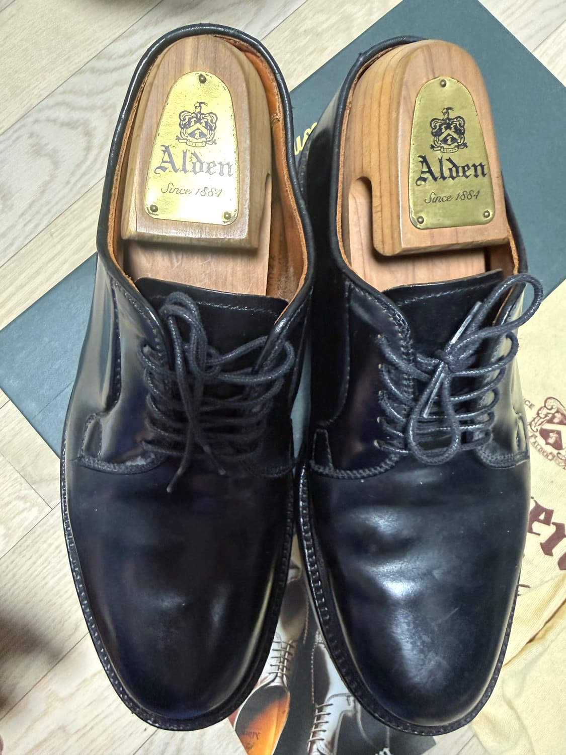 알든 9901 블랙 더비 슈즈 상품이미지3