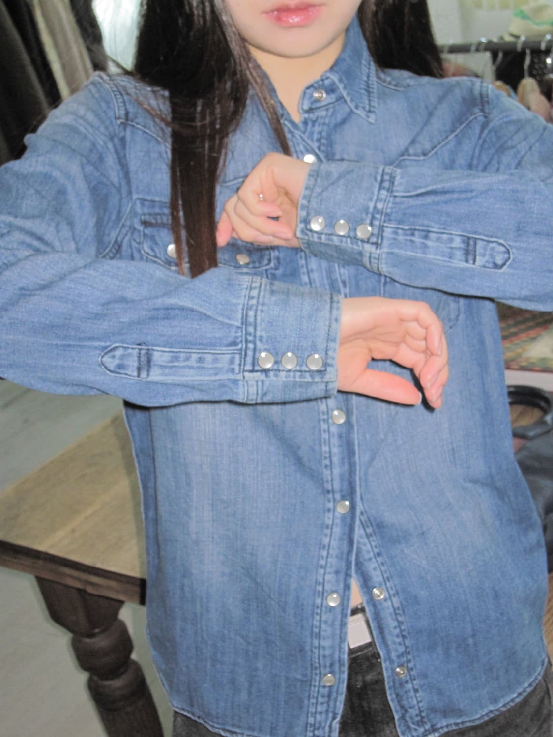 데님 셔츠  상품이미지6