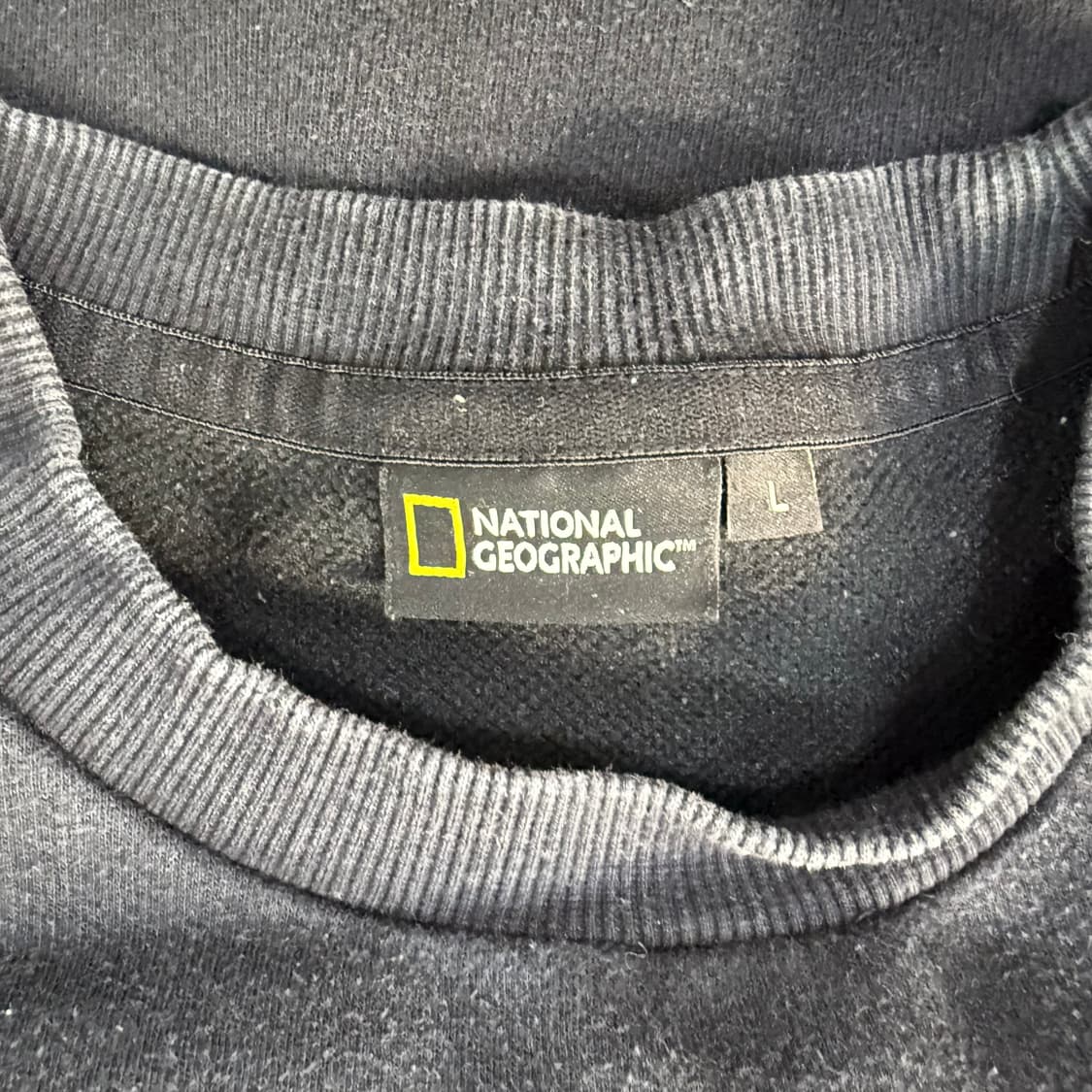 [L] 네셔널지오그래픽 와펜 스몰로고 맨투맨 0115T1 상품이미지3