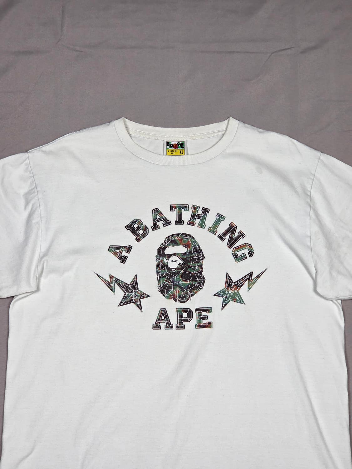 [베이프] 써모그래피 폴리곤 에이프 헤드 반팔 티셔츠 | S00105 상품이미지2